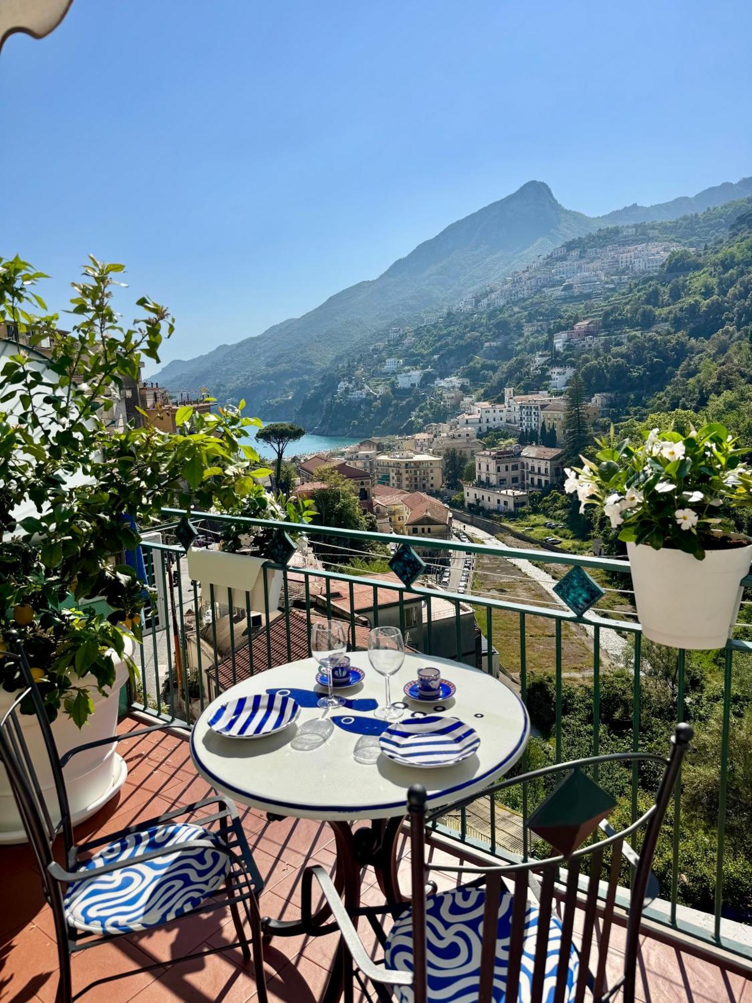 VietriPanoramic Flat Amalfi Coast - Sea View 1アパートメント エクステリア 写真